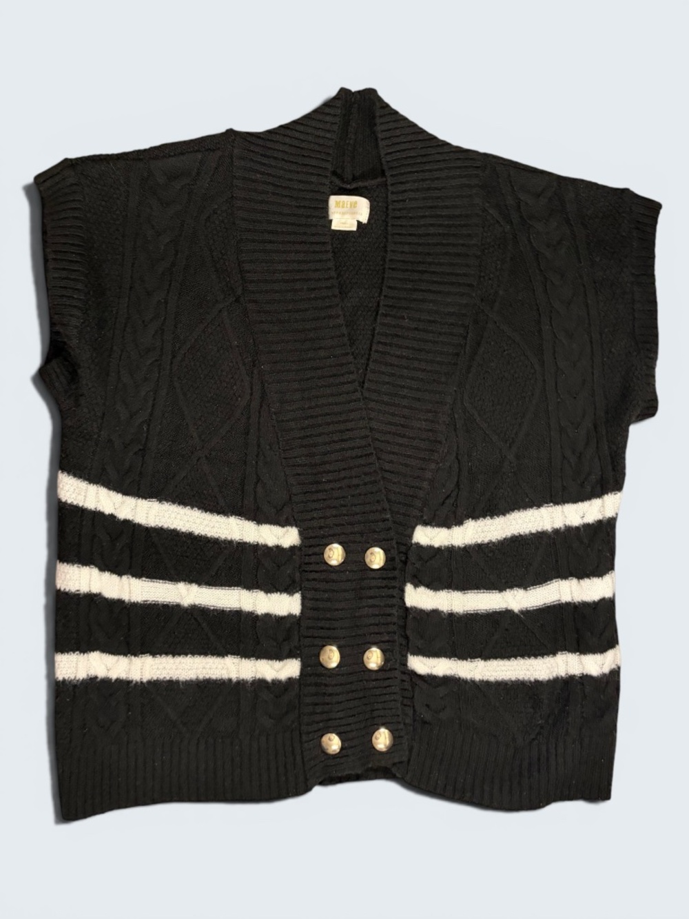 Maeve by Anthropologie Knit Sweater Vest XS